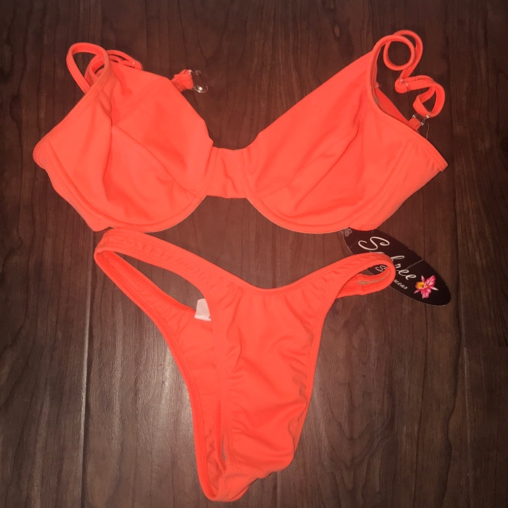 🆕 Neon Orange Bikini